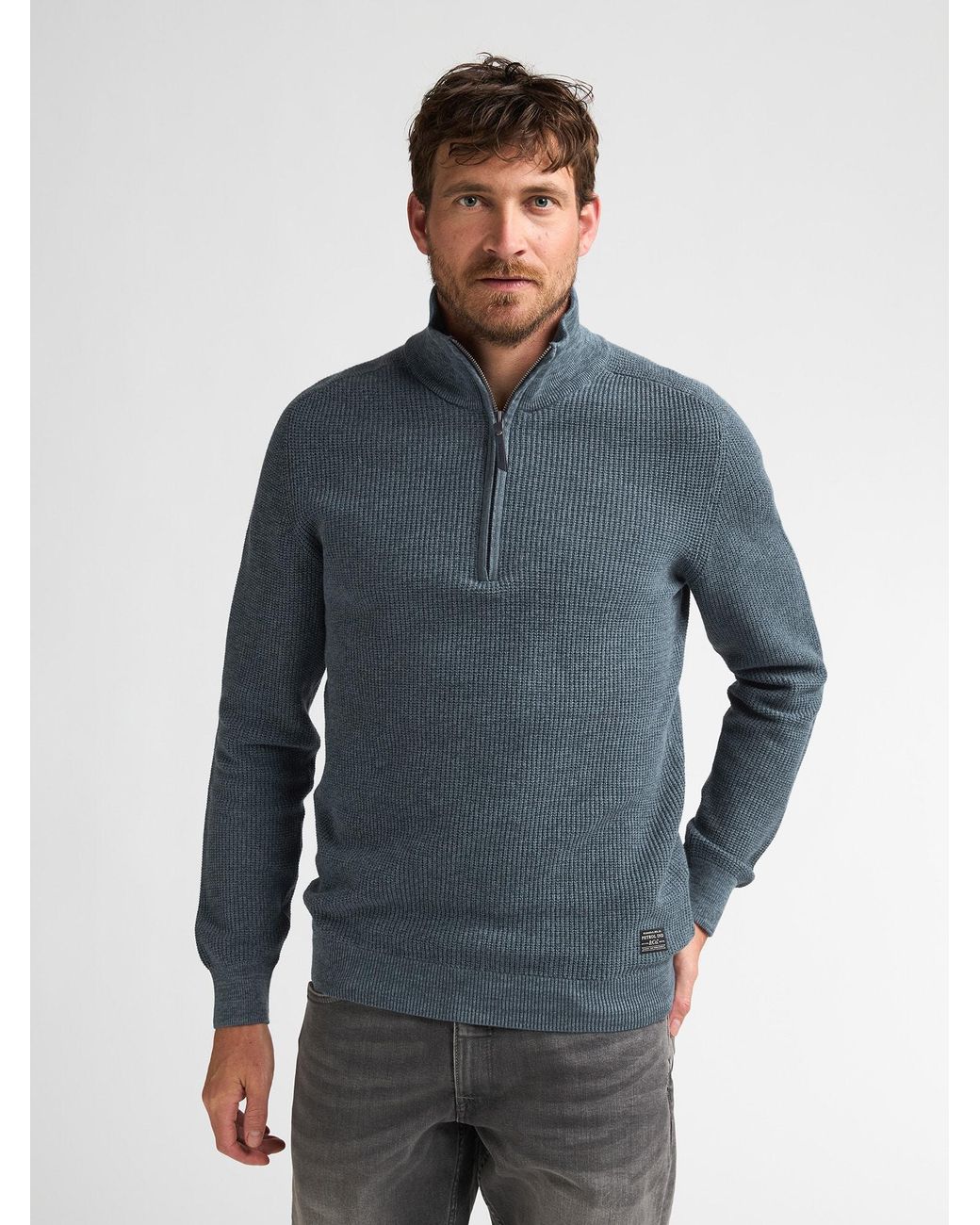 Petrol Industries Pullover in Blue für Herren