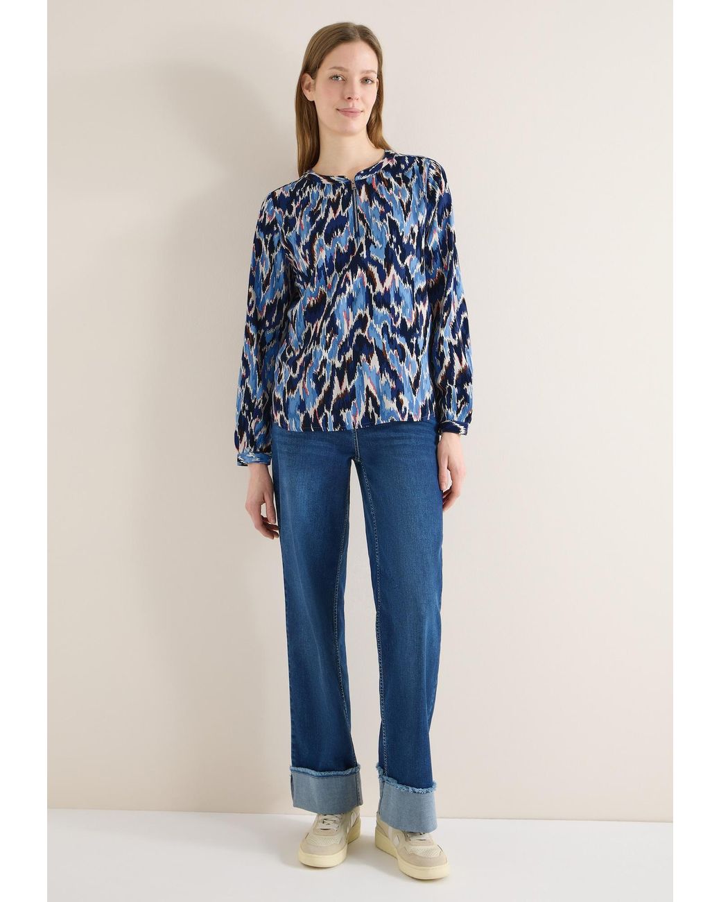 Cecil Blue Bluse