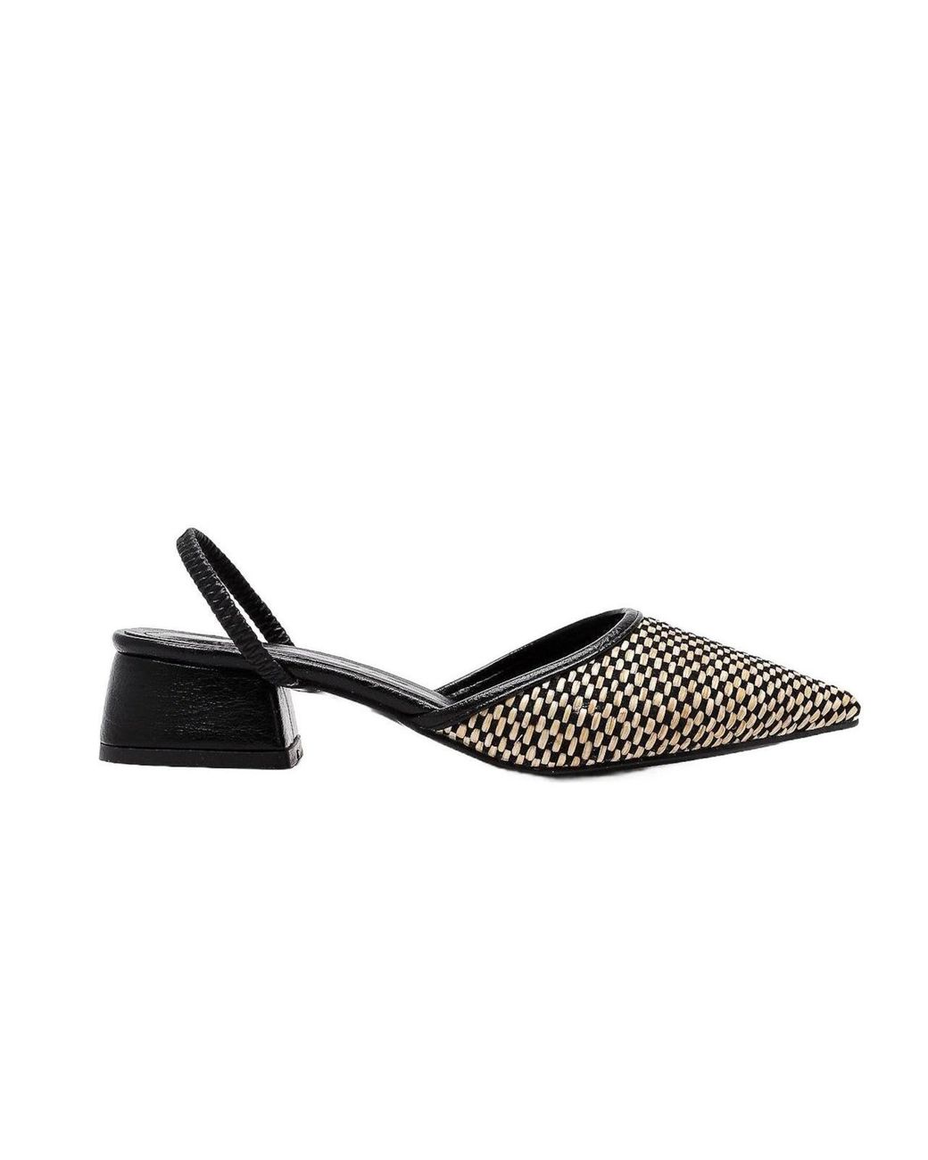 Limoya Black Slingpumps Rosa