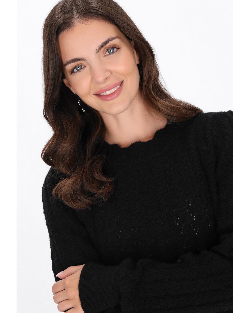 usha BLACK LABEL Black Pullover