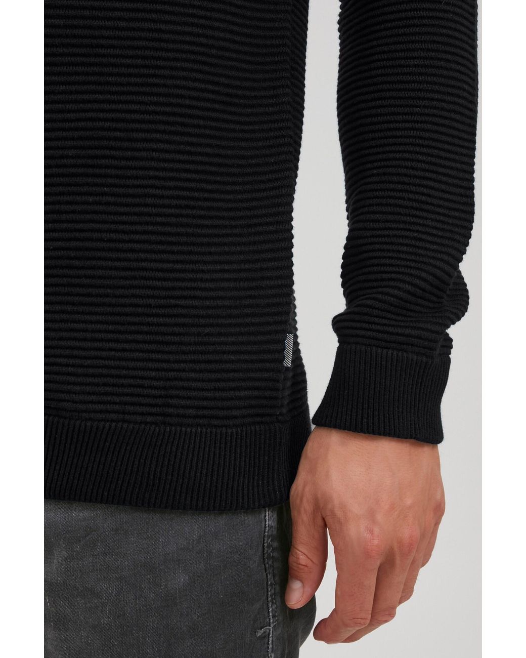 Solid Pullover Nicholas in Black für Herren