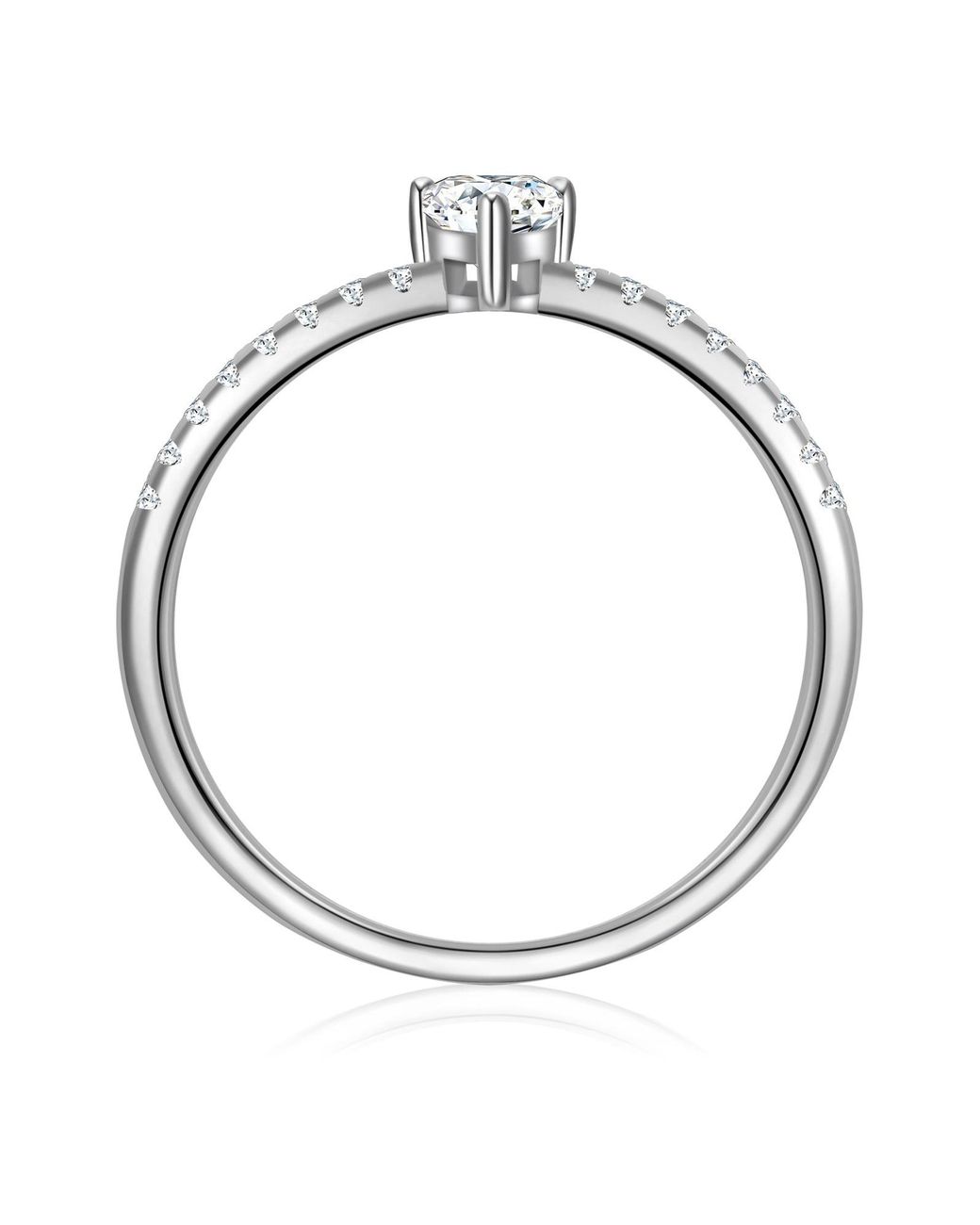 Trilani White Ring