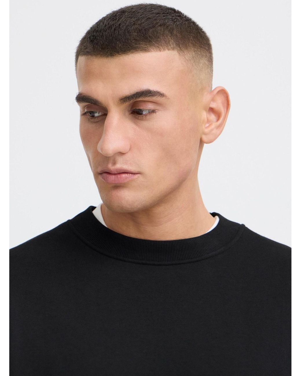 Solid Sweatshirt Sdlenz in Black für Herren
