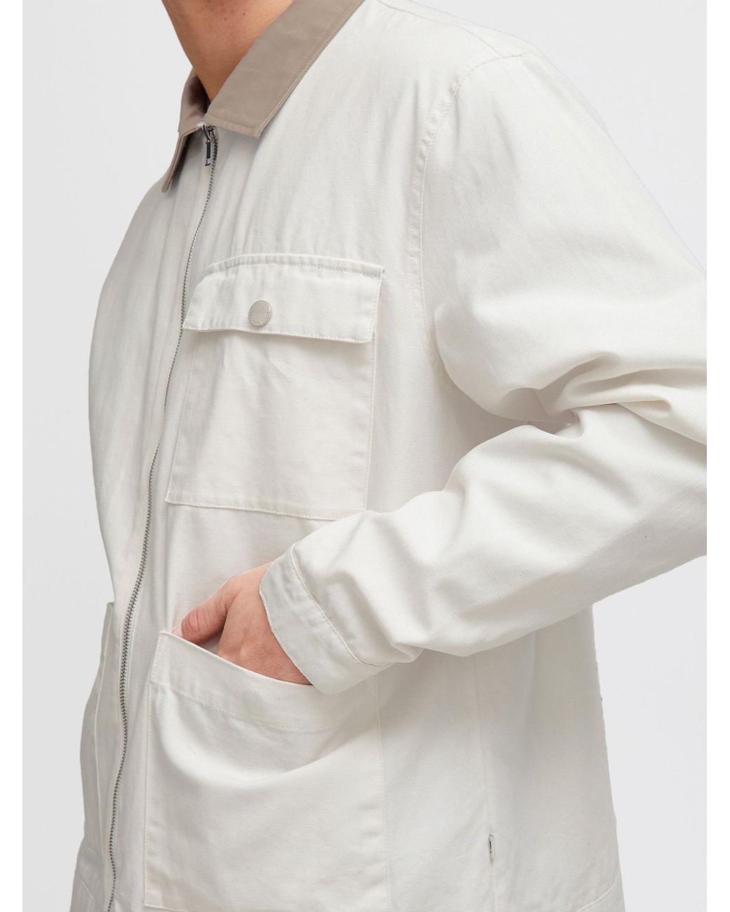 Solid Übergangsjacke Ib in White für Herren