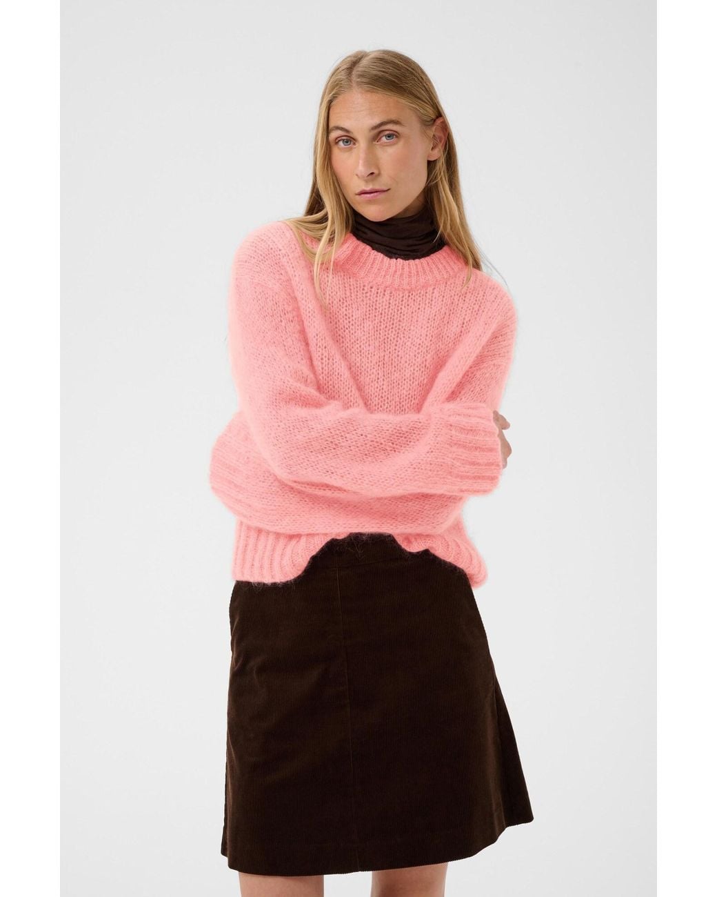 Part Two Pink Pullover Sille