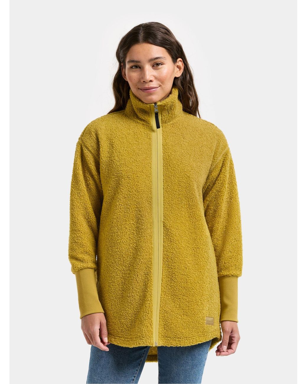 Didriksons Yellow Fleecejacke Tola