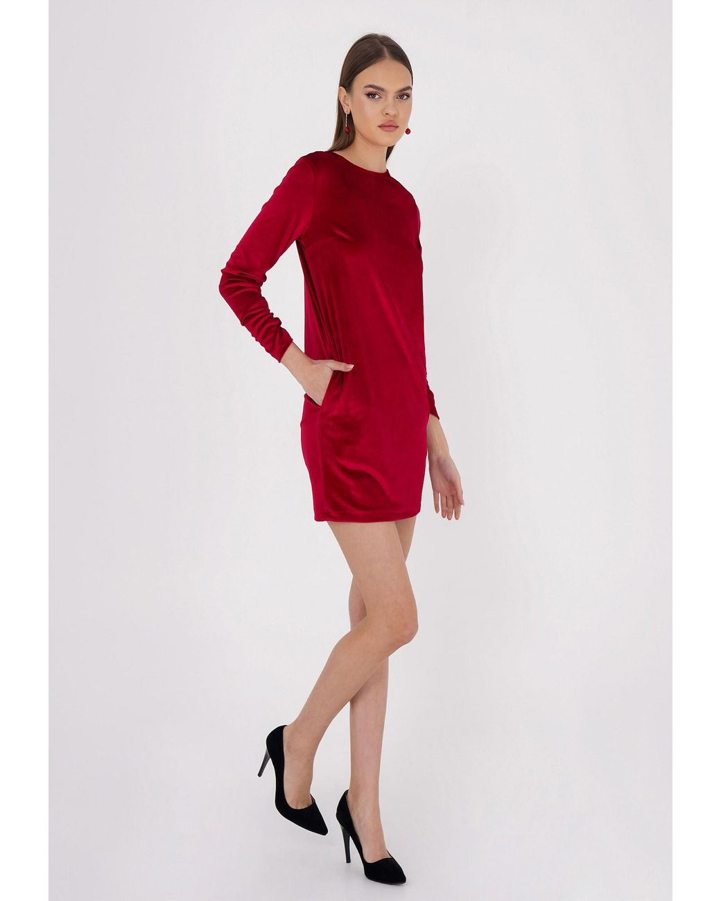 FRESHLIONS Red Kleid Sinah