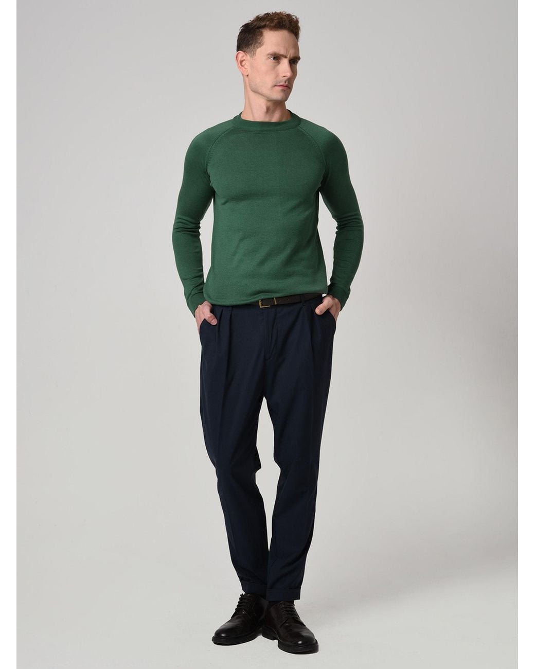 Antioch Crew Neck Pullover in Green für Herren