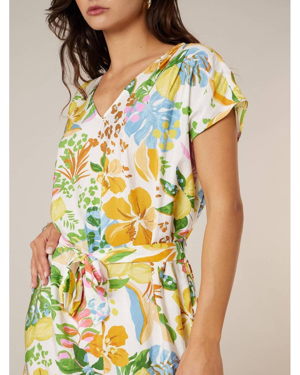 Deeluxe Yellow Kleid Java