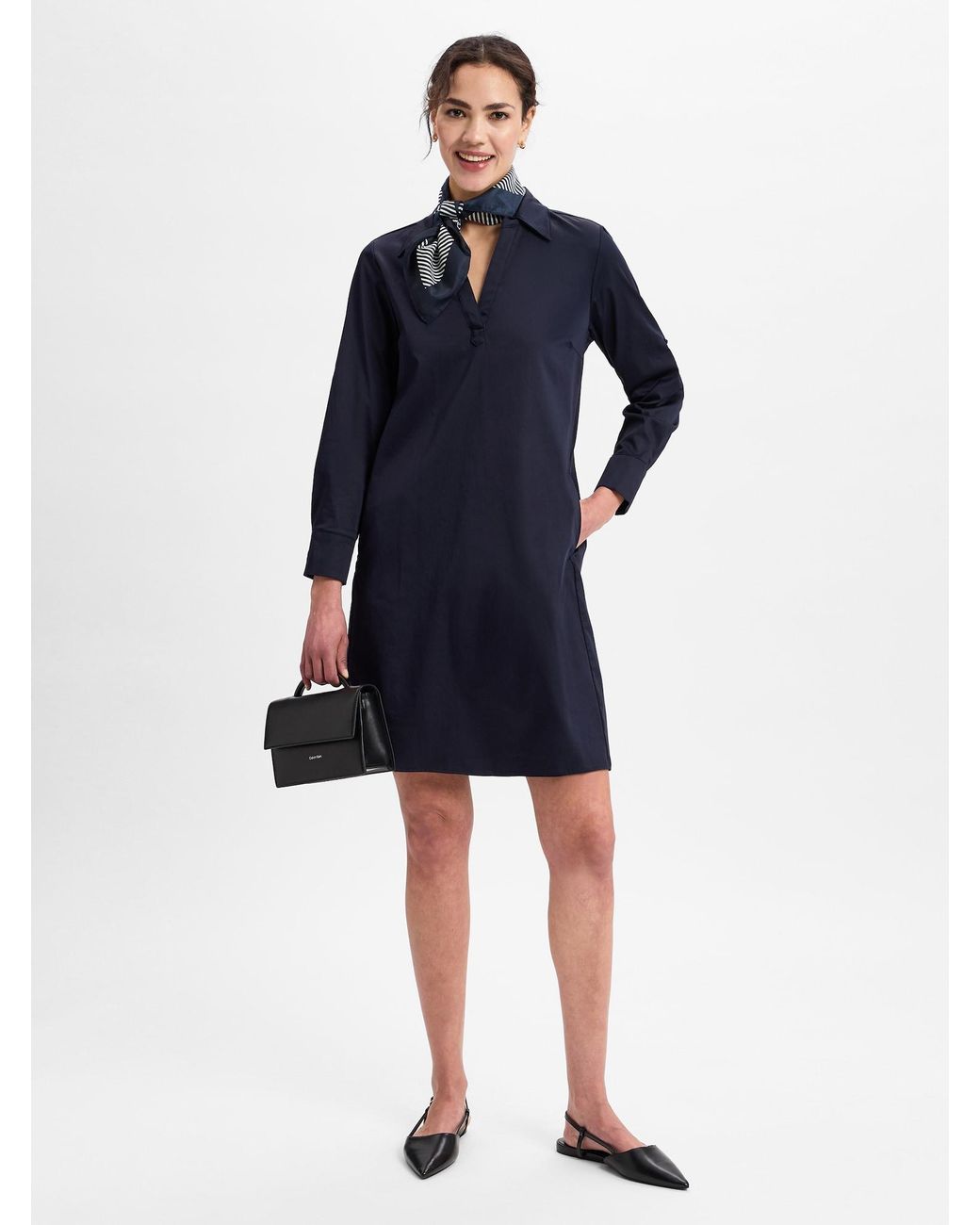 Comma, Blue Blusenkleid