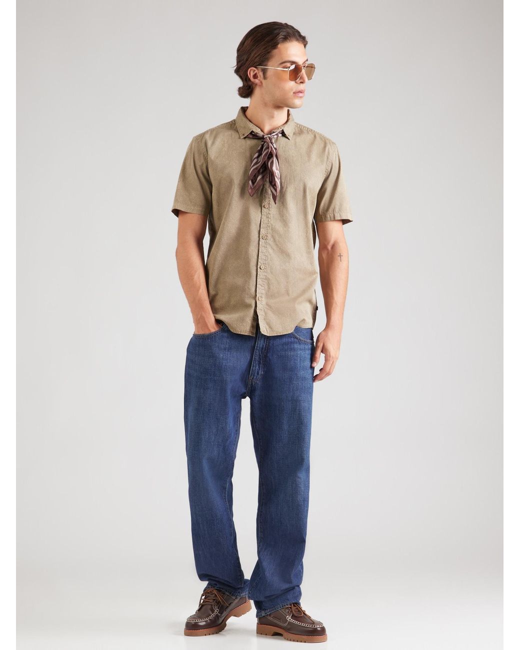 QS Hemd in Natural für Herren