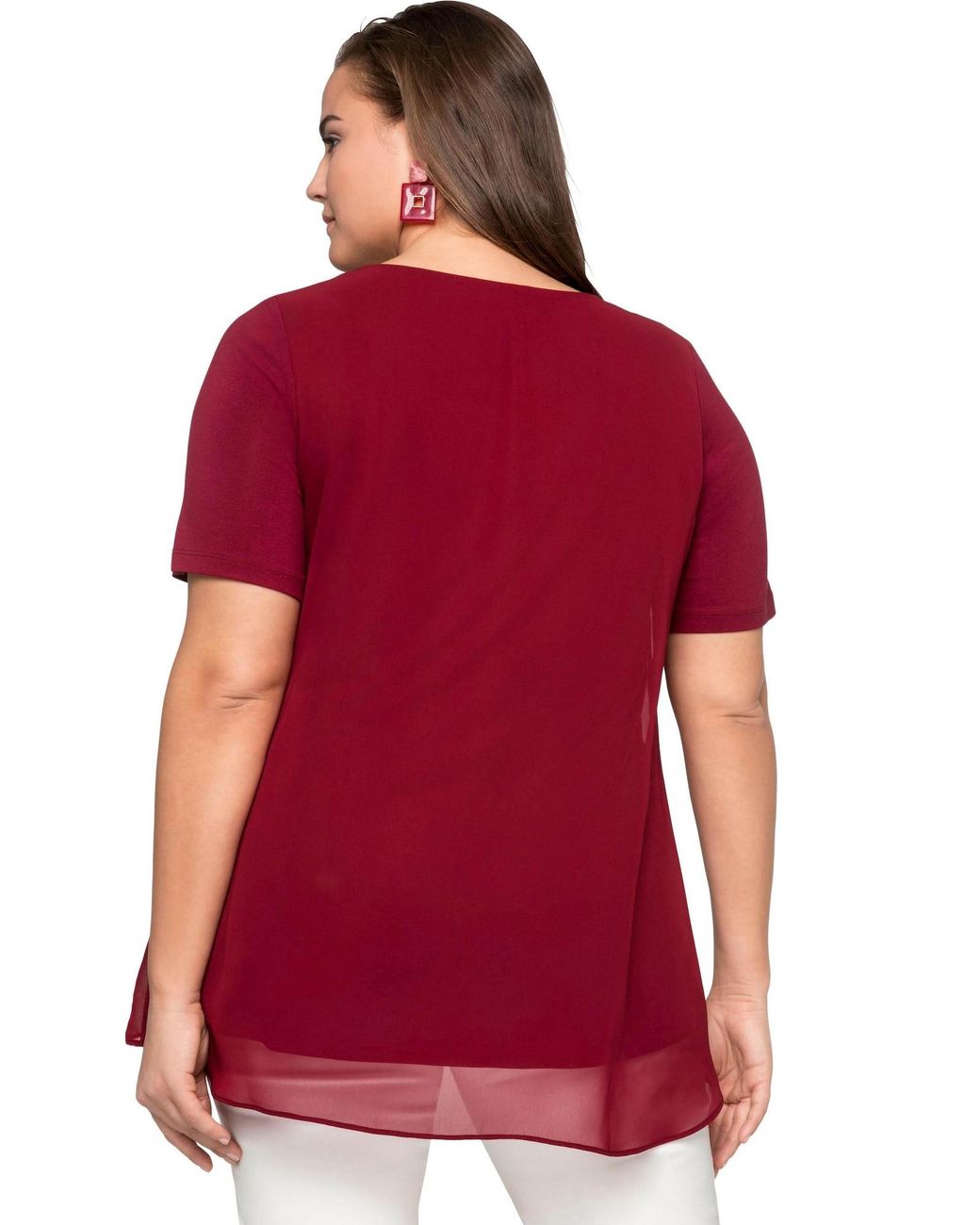 Sheego Red Bluse