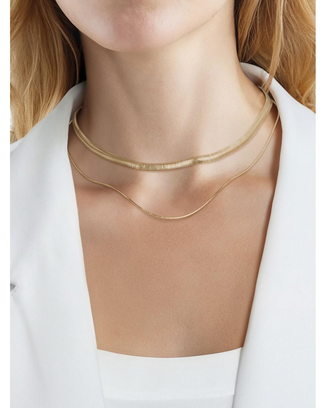YOKOAMII Metallic Kette