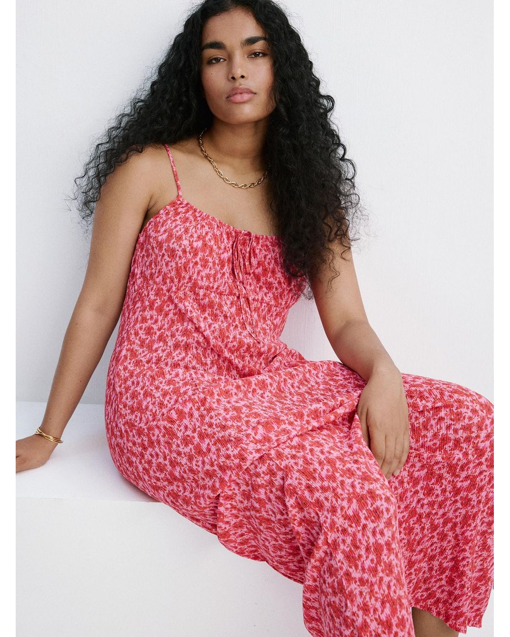 Mango Pink Kleid Pomu