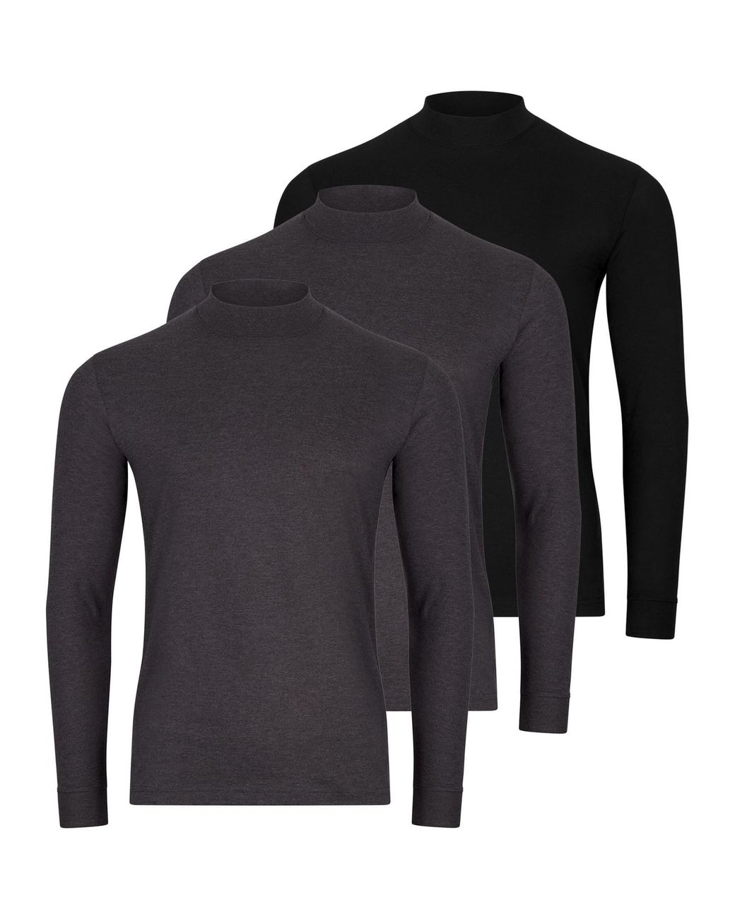 RAGMAN Shirt Basic in Black für Herren
