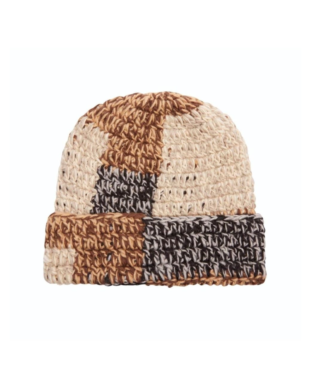 Obey Mütze Patchwork Rib Beanie Multi in Natural für Herren