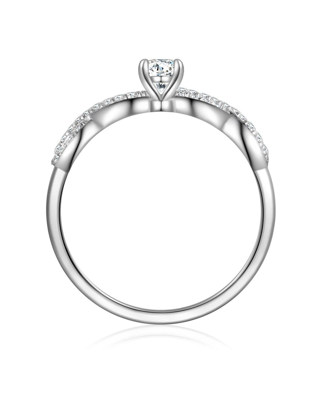 Trilani White Ring