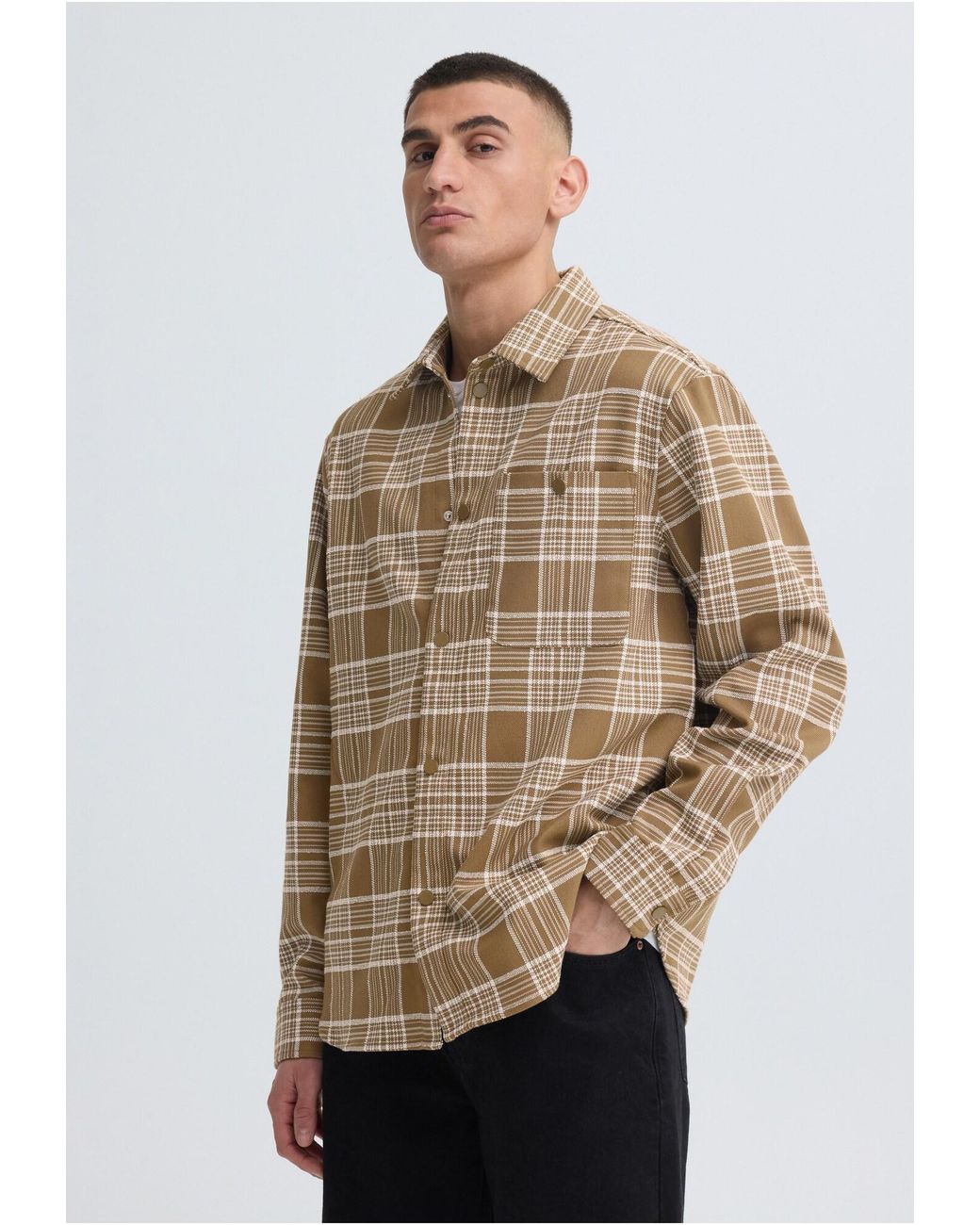 Solid Hemd Sdvornan in Natural für Herren