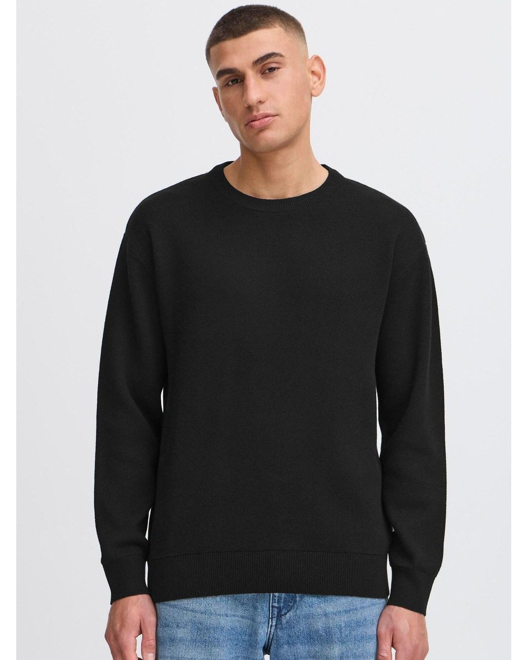 Solid Pullover Sdfinnetado in Black für Herren