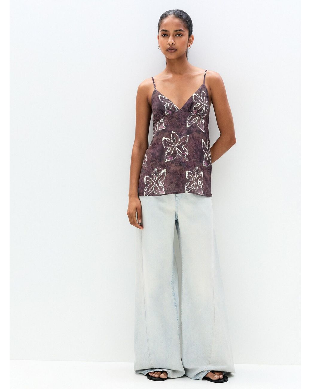 Pull&Bear Purple Top