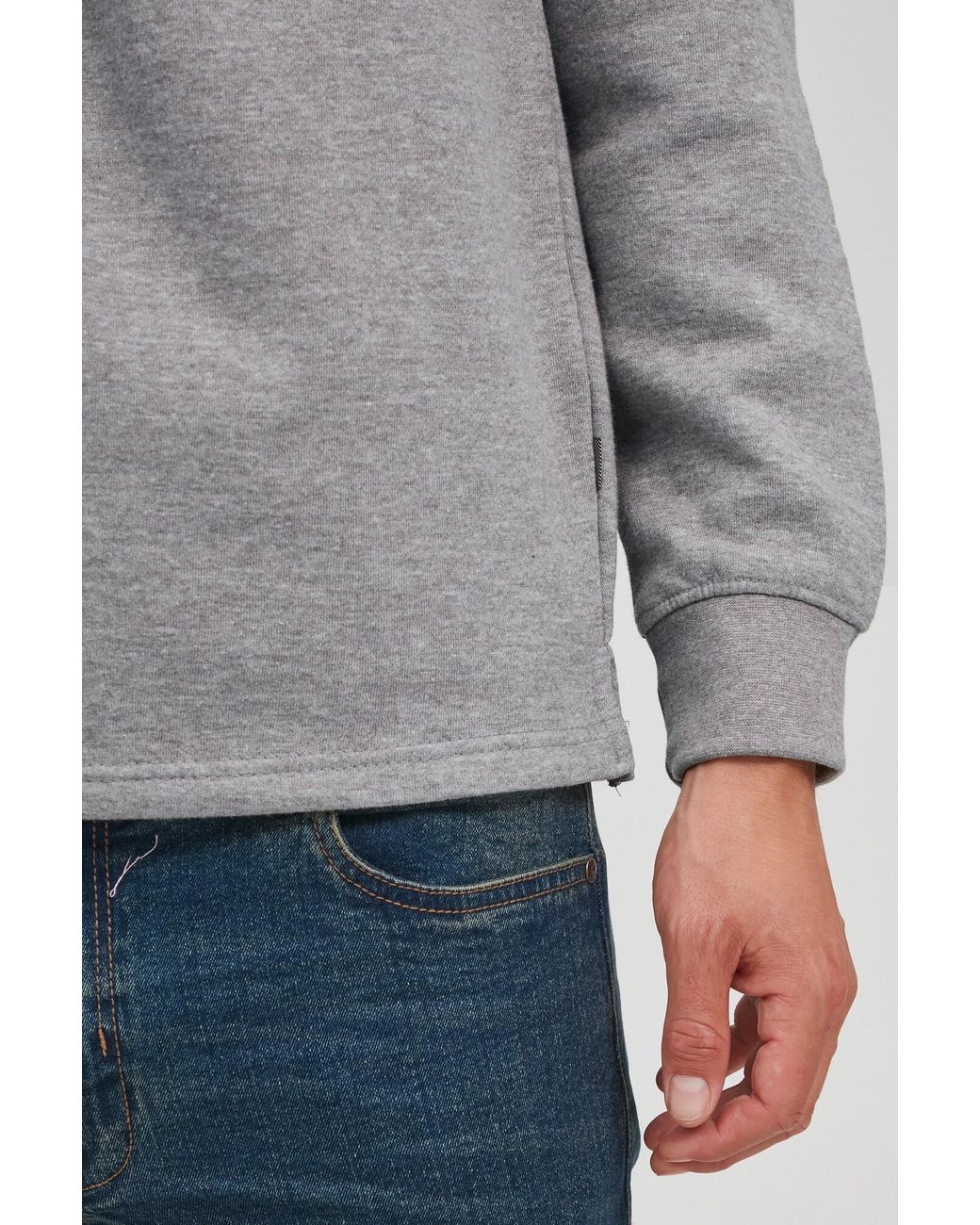 Solid Sweatshirt Sdvagn in Gray für Herren