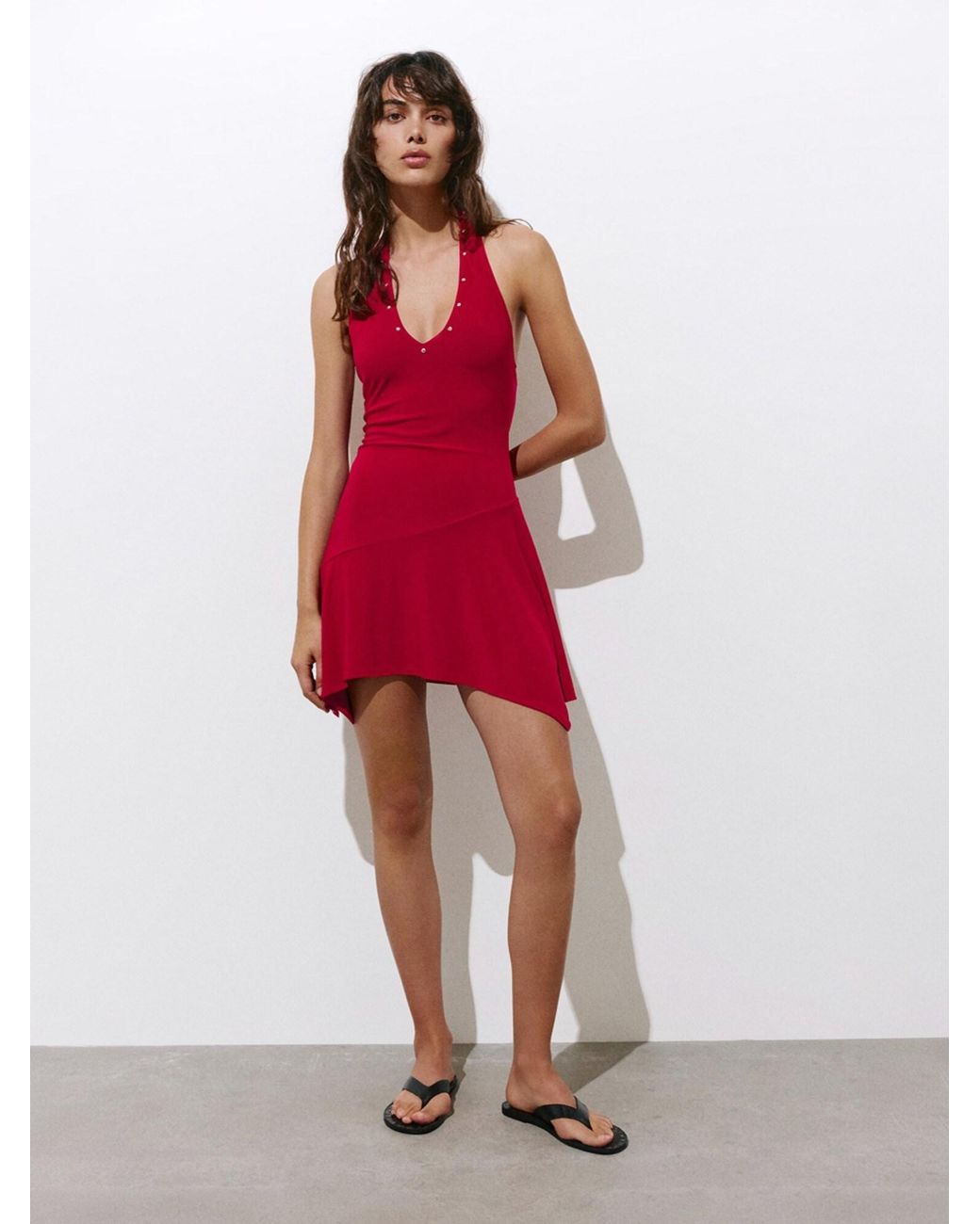 Pull&Bear Red Kleid