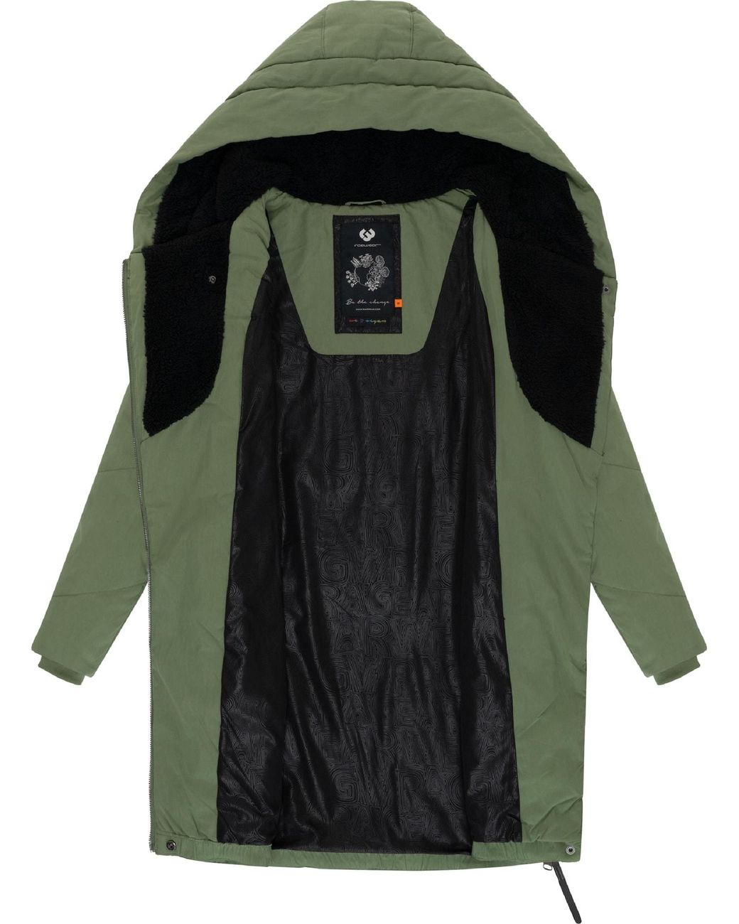 Ragwear Green Wintermantel Gordon