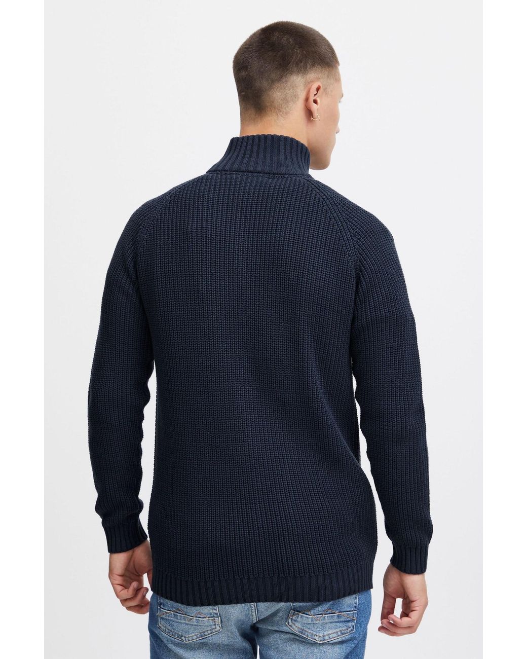Solid Strickjacke Xenos in Blue für Herren