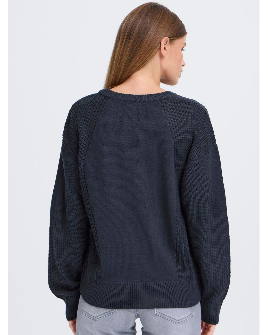 Oxmo Blue Strickpullover Oxiselmo