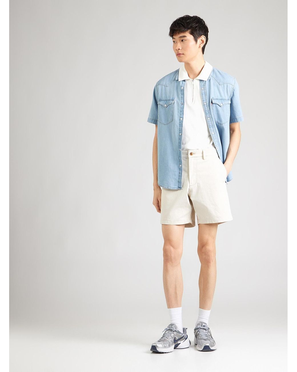 Gap Shorts Essential in White für Herren
