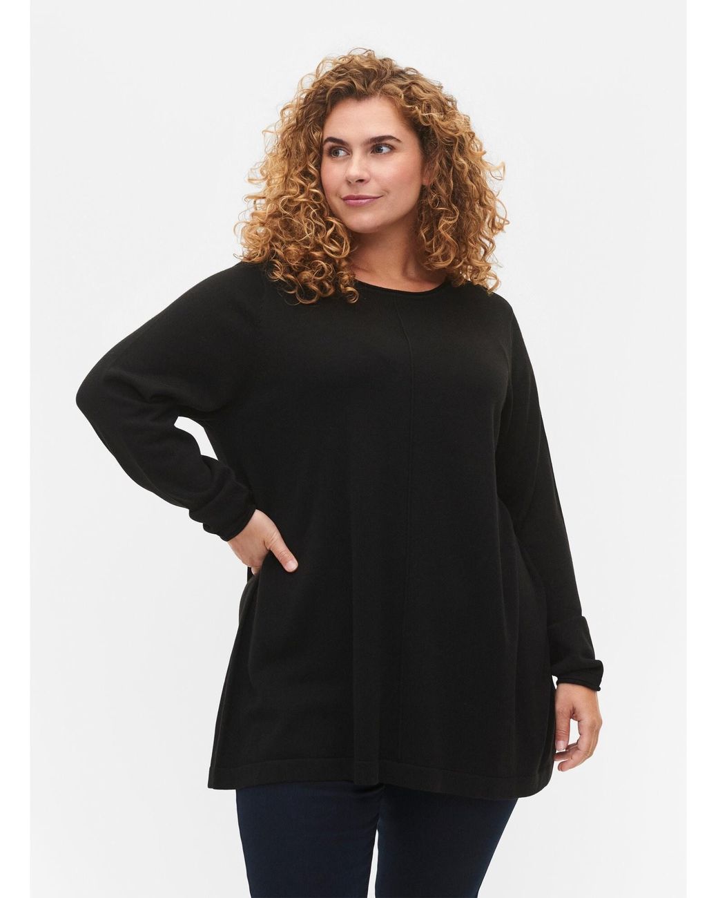 Zizzi Black Pullover Mshape