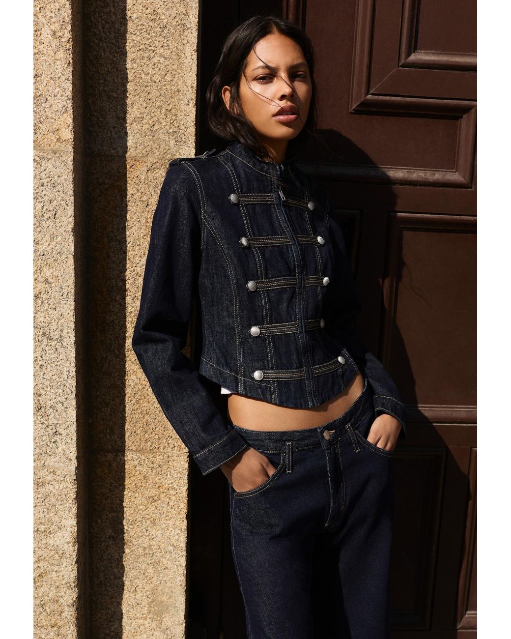 Pull&Bear Blue Jacke