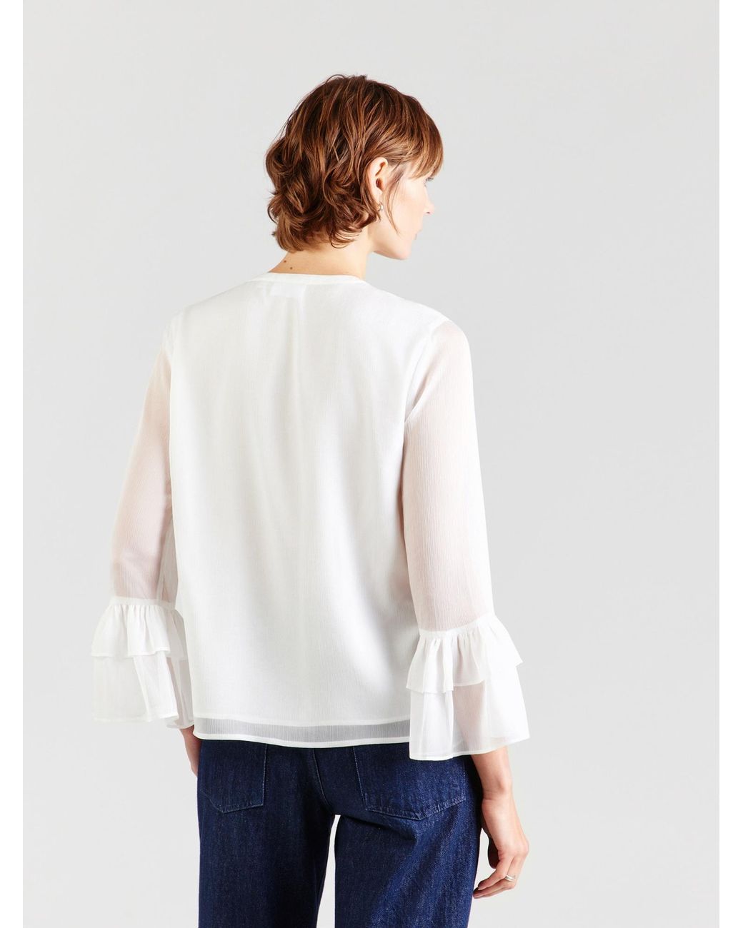 Comma, White Bluse