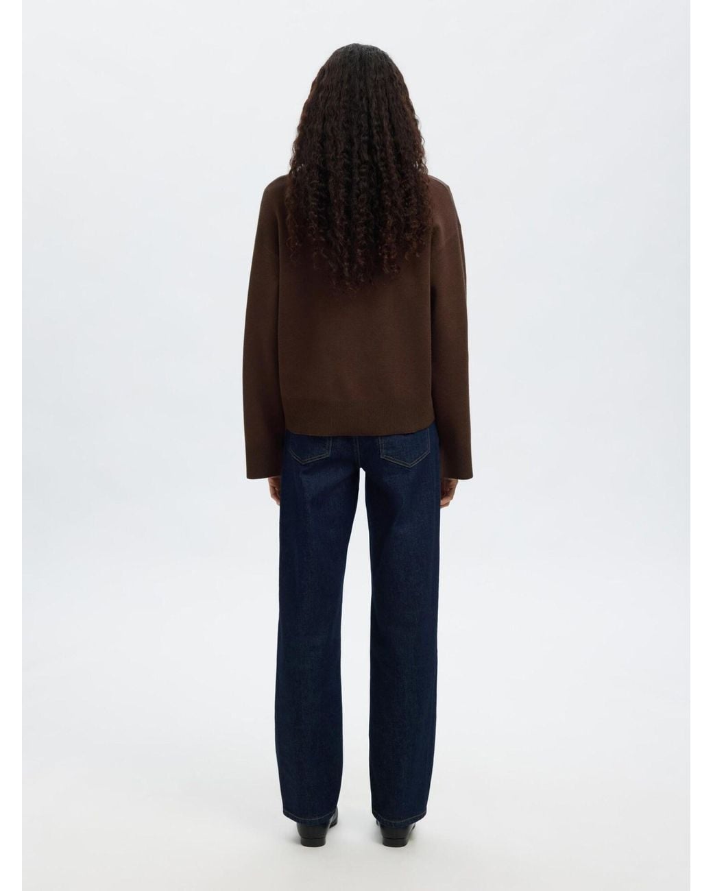 SELECTED Brown Pullover
