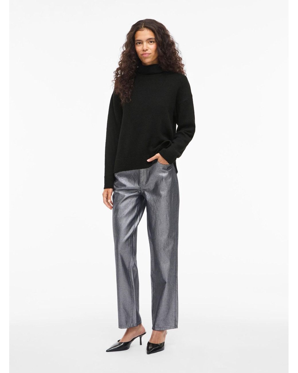 Vila Black Pullover Ellie