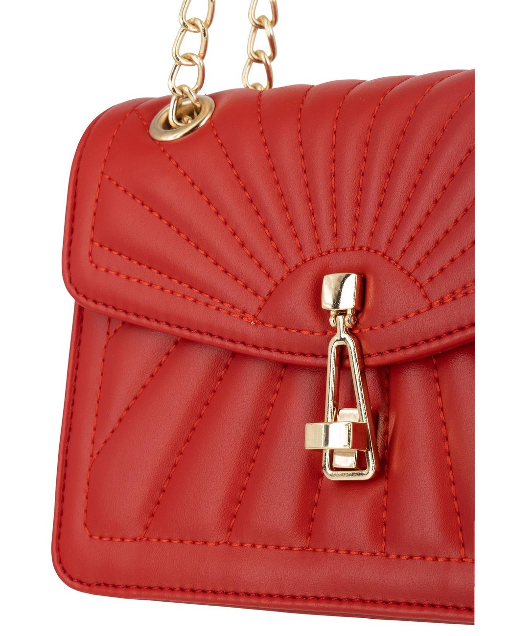 faina Red Handtasche