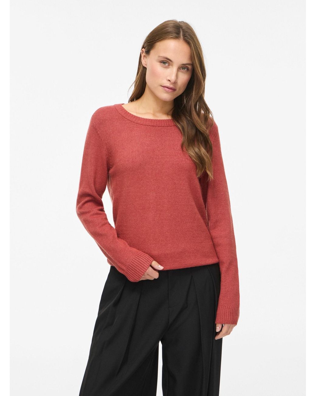 Vila Red Pullover Viril