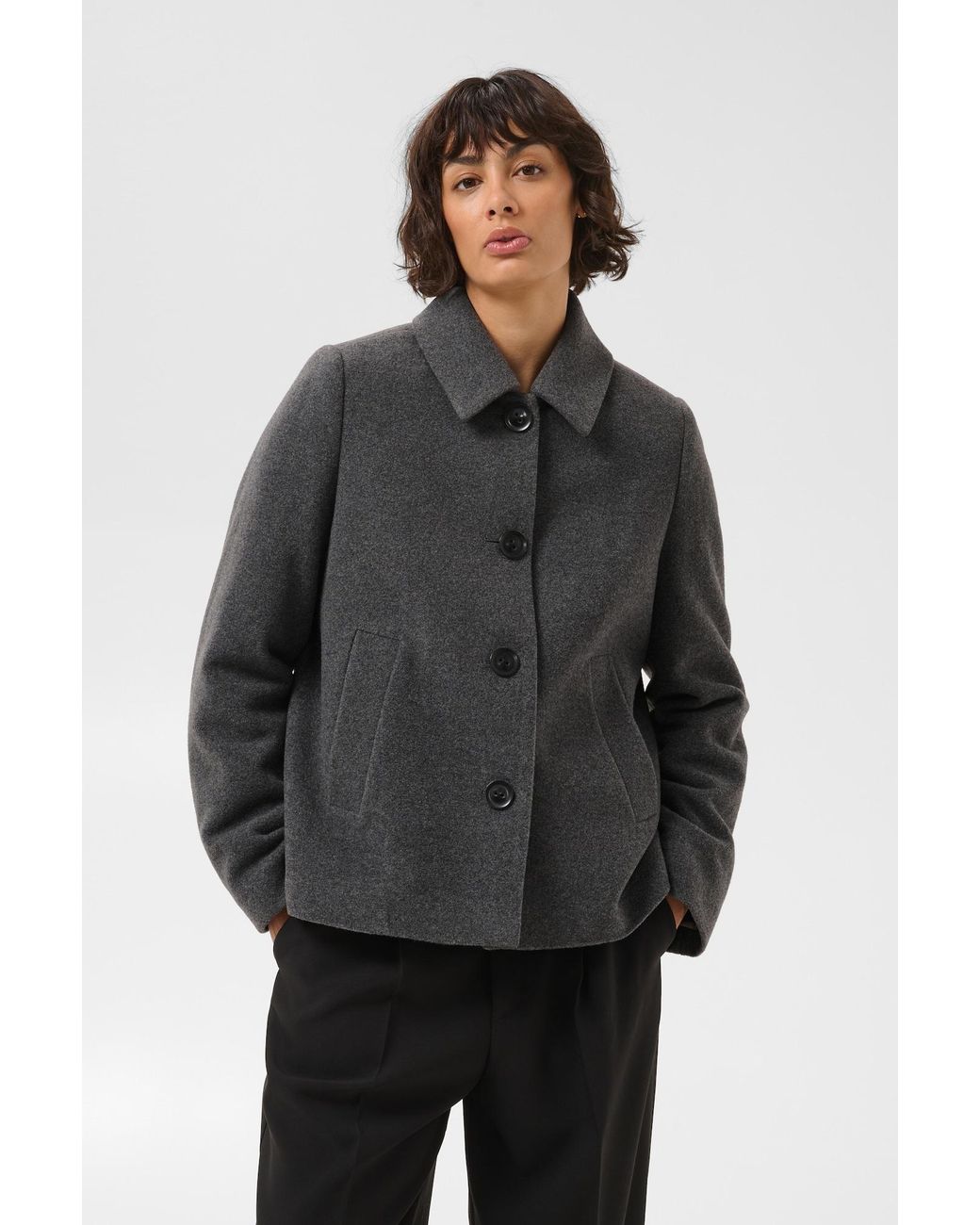 Part Two Black Übergangsjacke