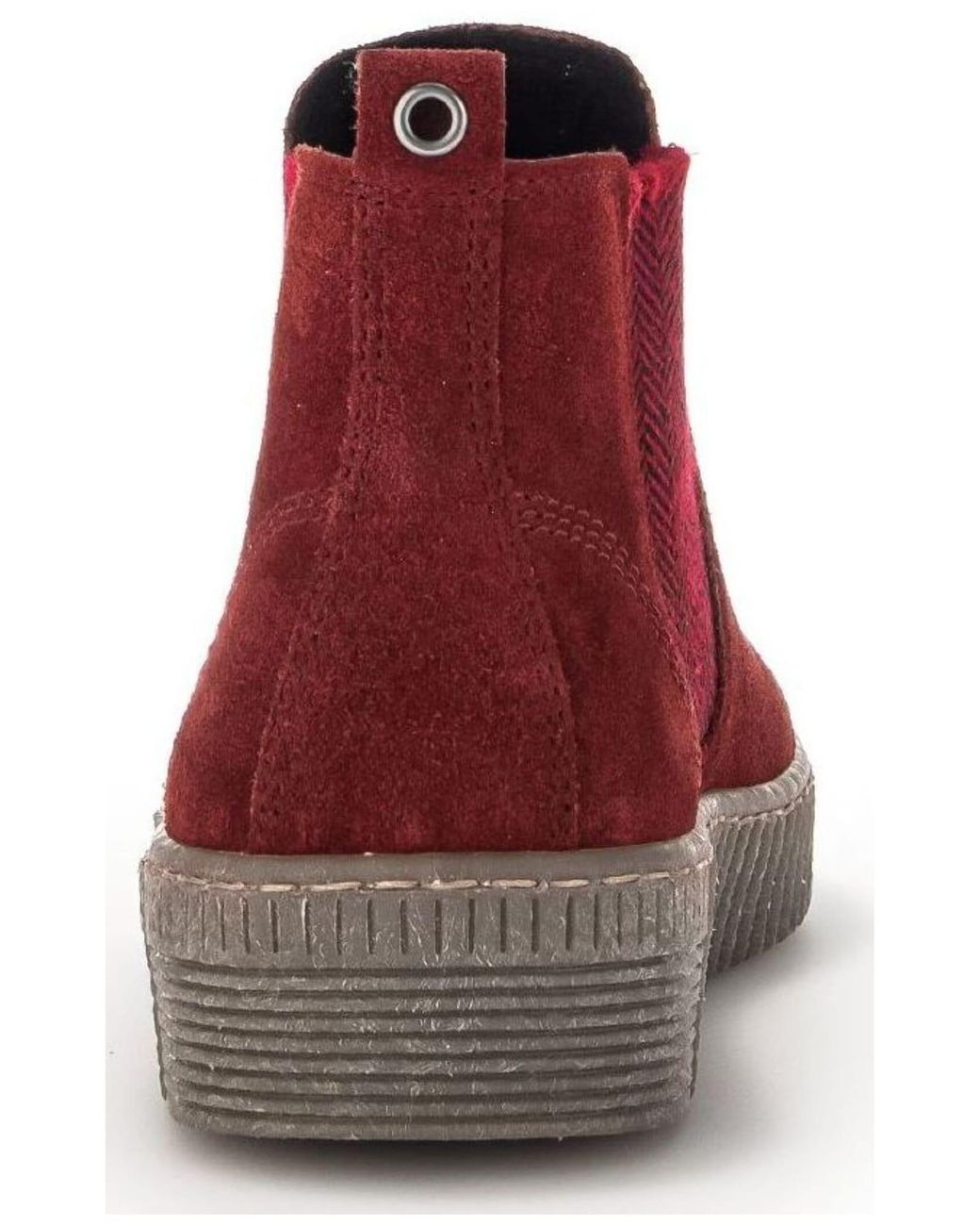 Gabor Red Chelsea Boots