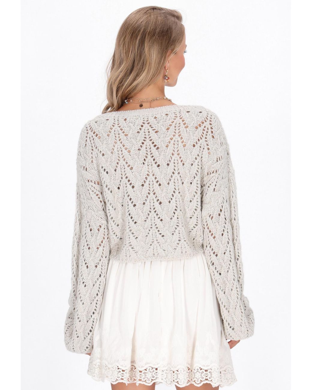 IZIA White Pullover