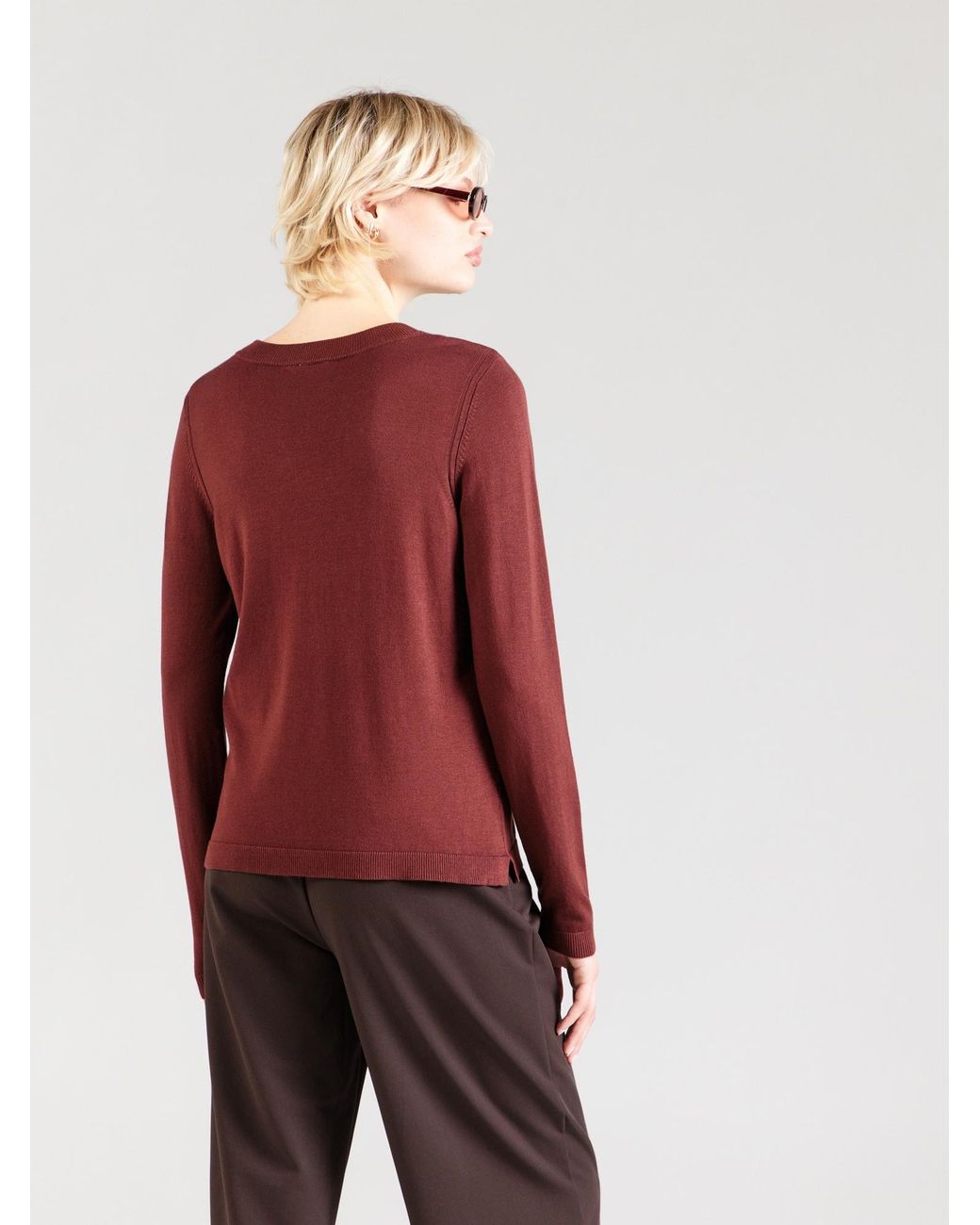 Fransa Red Pullover