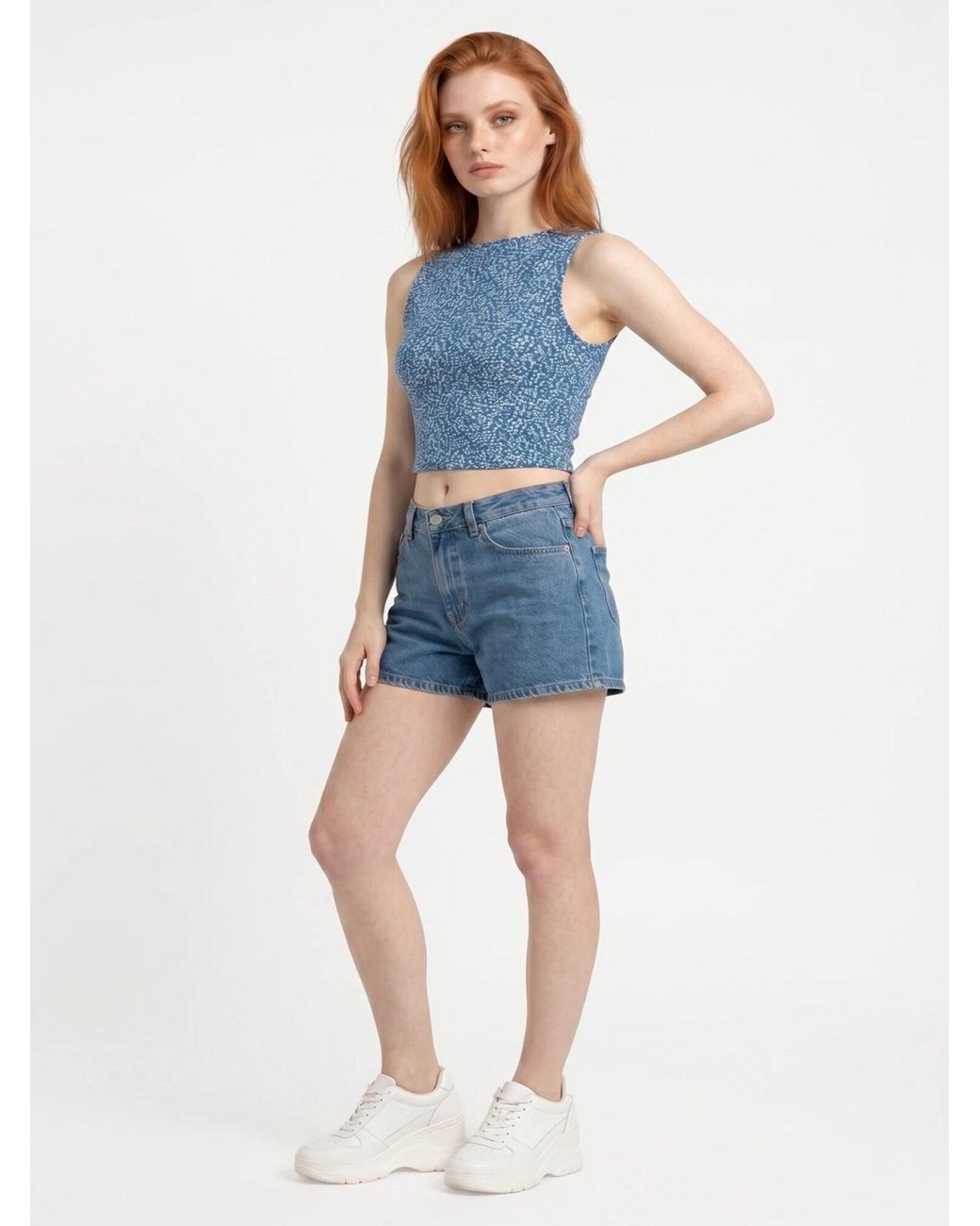 Alexa Dash Blue Bluse