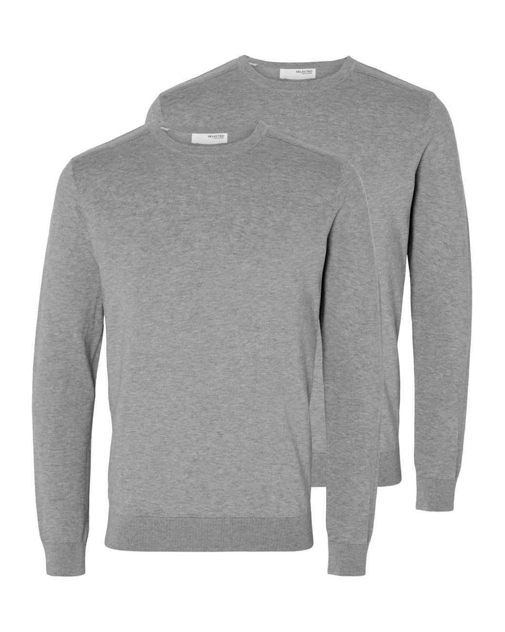 SELECTED Pullover Berg in Gray für Herren