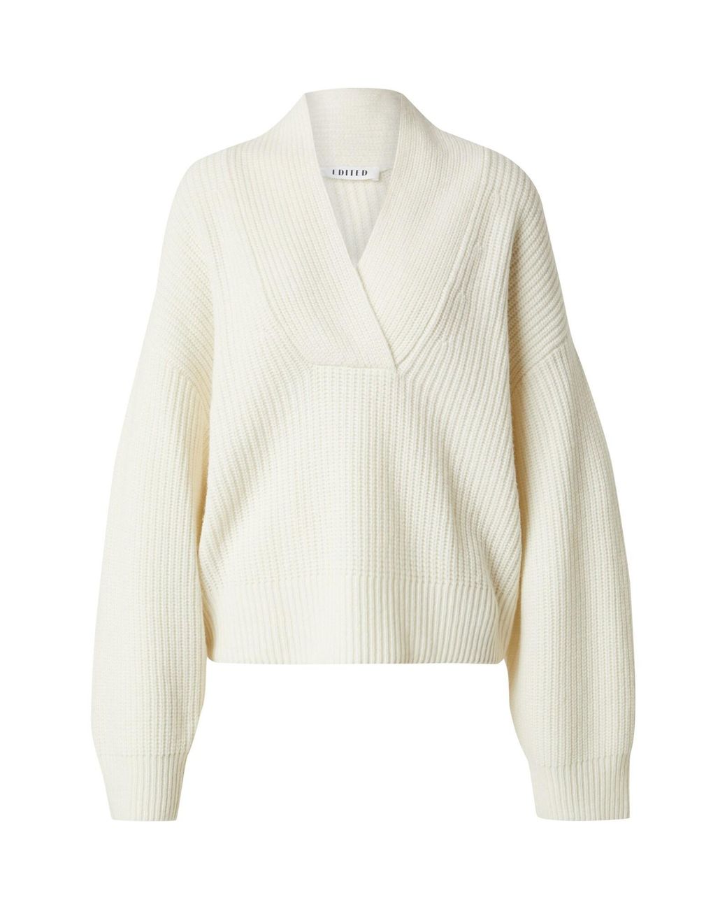 EDITED White Pullover Aus Wollmix Samia