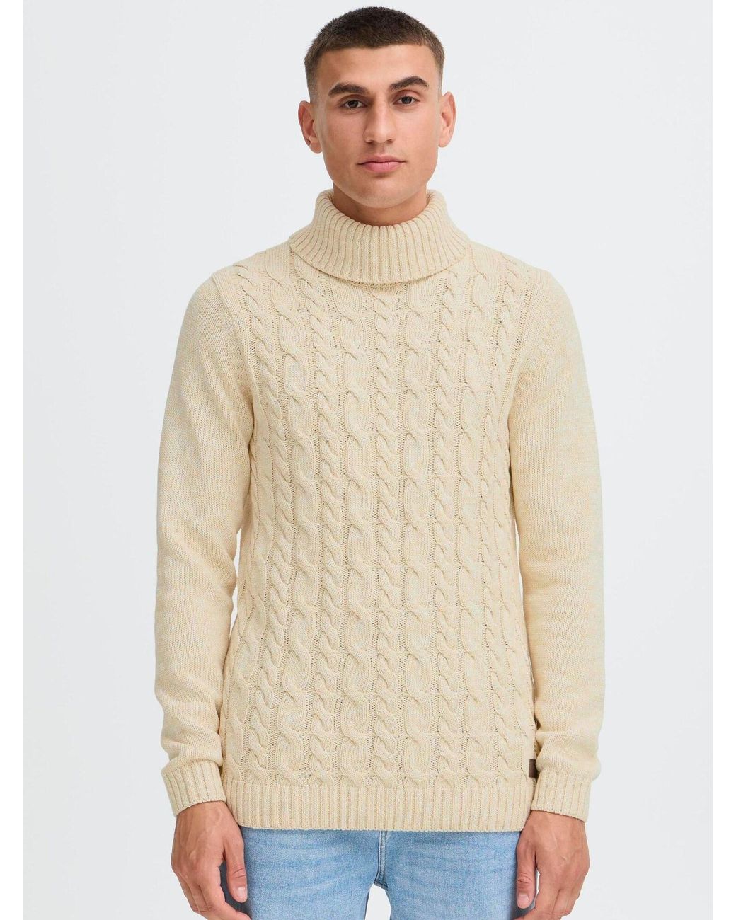 Solid Pullover Sdrino in White für Herren