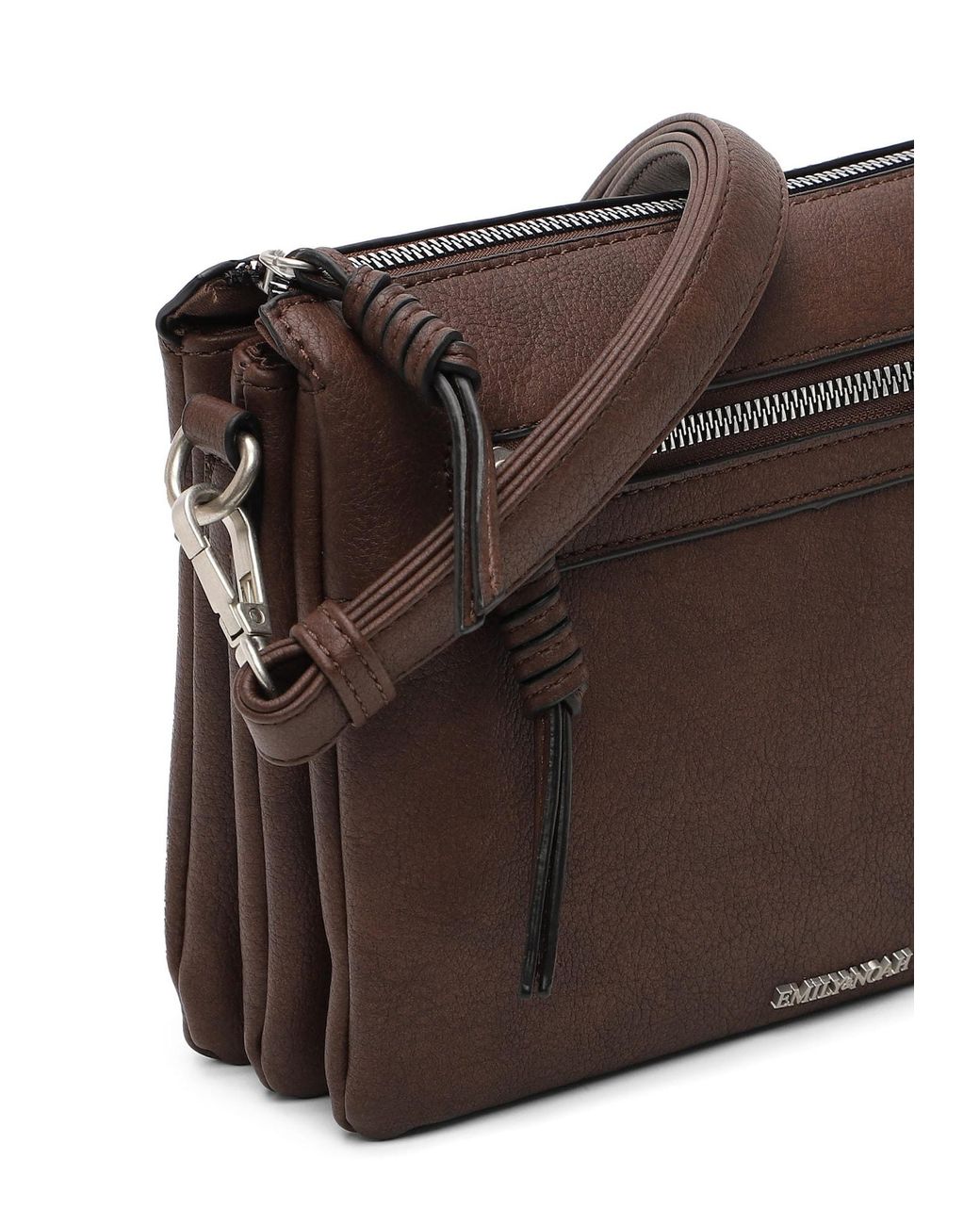 EMILY & NOAH Brown Schultertasche