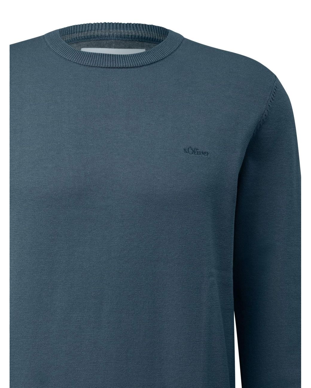 S.oliver Oliver Pullover Basic in Blue für Herren