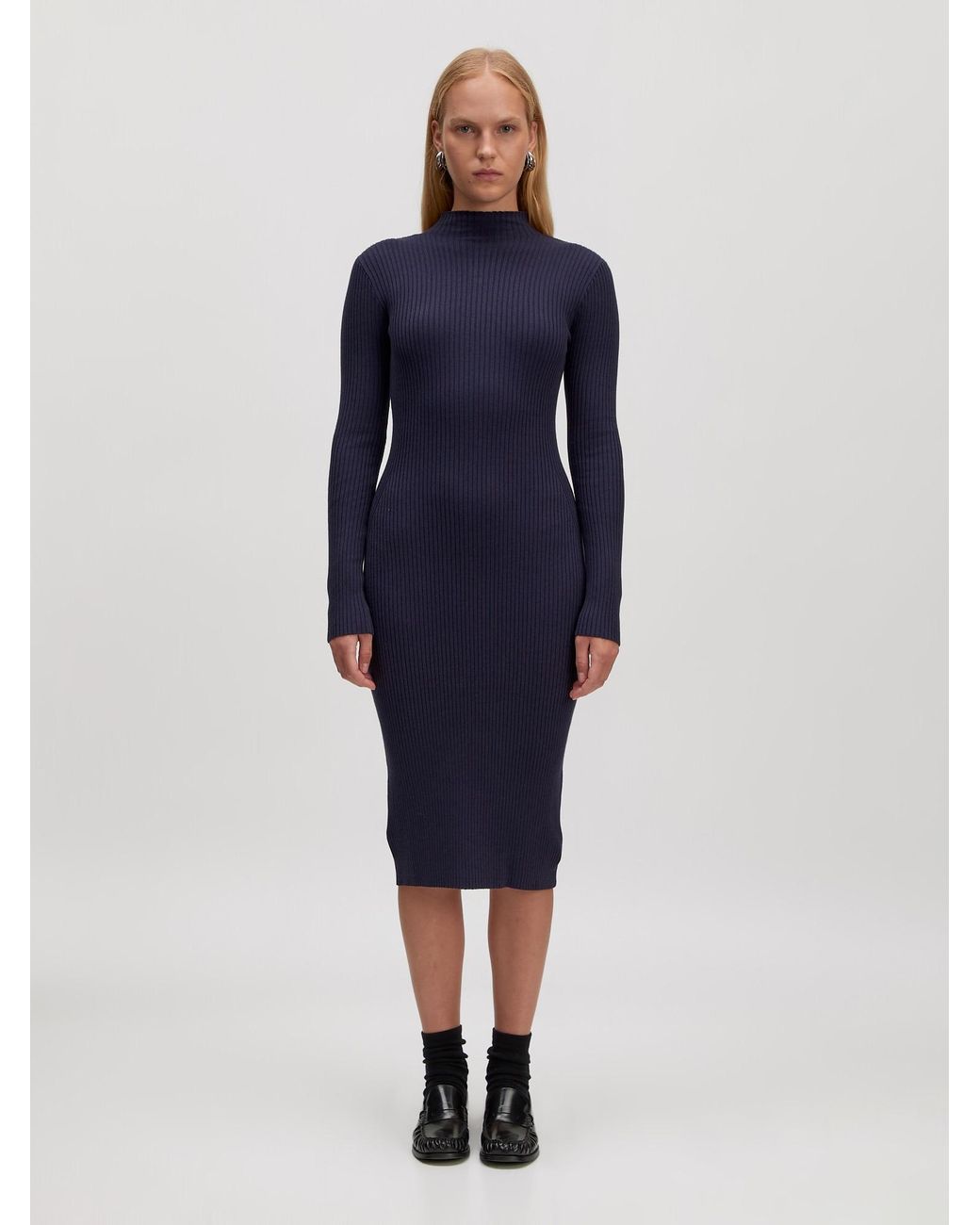 EDITED Blue Strickkleid Hada