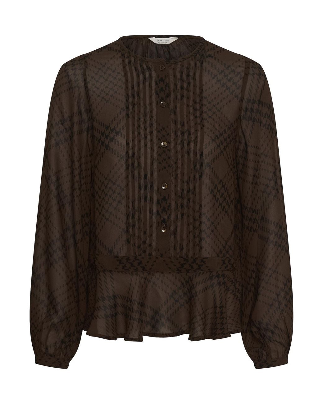 Part Two Brown Bluse Cantaline