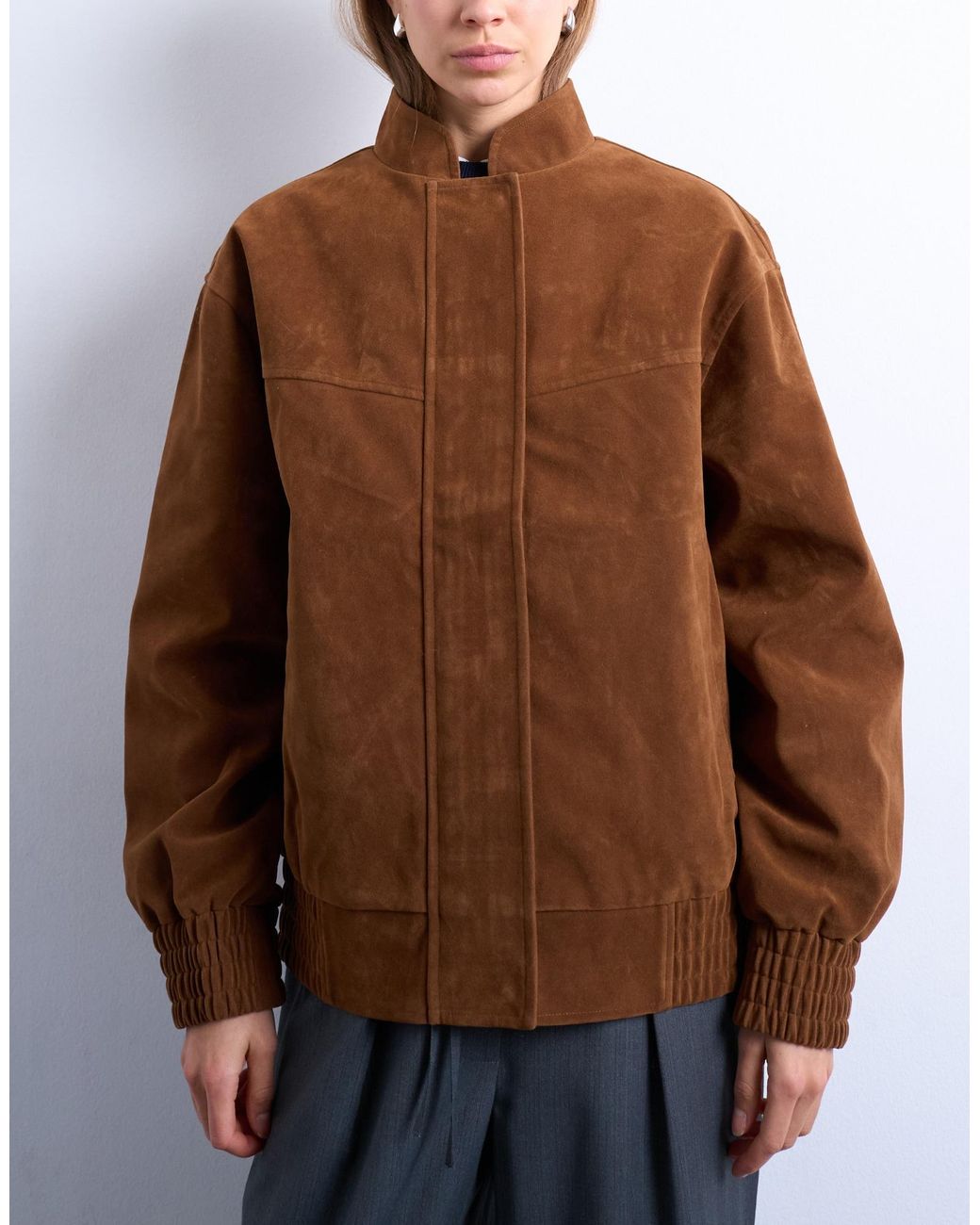TOPSHOP Brown Jacke Charlotte